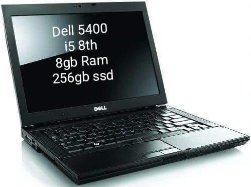 Dell5400 i5 8th, 8gb RAM, 256gb SSD