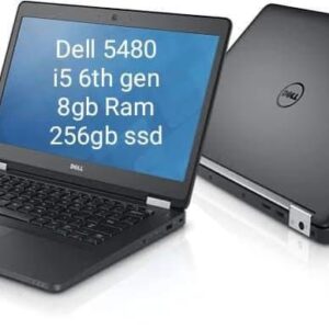 Dell 5480 i5 6th Gen, 8gb RAM, 256gb SSD