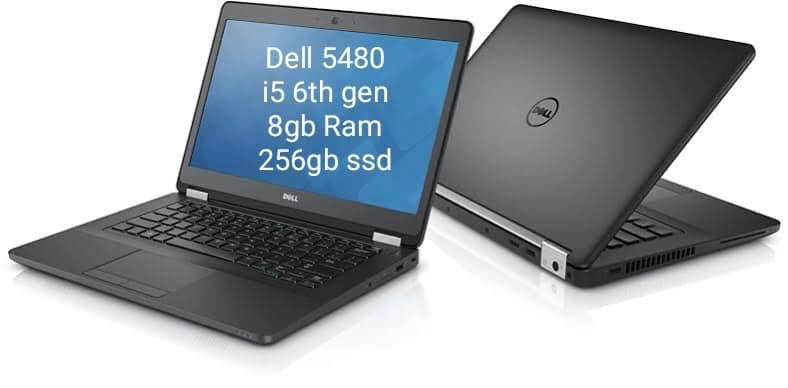 Dell 5480 i5 6th Gen, 8gb RAM, 256gb SSD