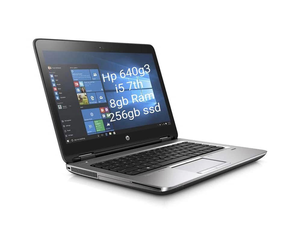 HP 640g3, i5, 7th Gen, 8gb RAM, 256gb SSD