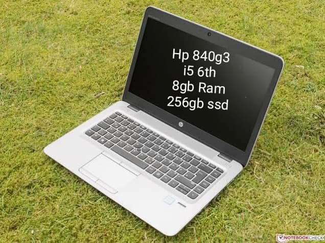 HP 840g3, i5, 6th Gen, 8gb RAM, 256gb SSD